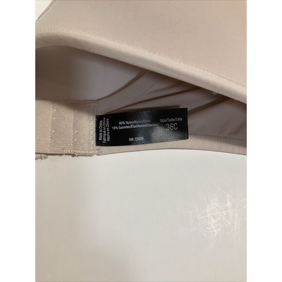 Rene Rofe Women’s 36C Nude T Shirt Wireless Bra - Picture 4 of 7